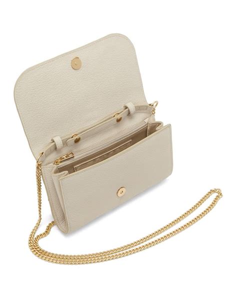 See By Chlo Off White Hana Chain Wallet Bag Lyst Canada