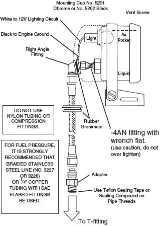 How To Install An Auto Meter Mechanical Oil Pressure Gauge On - erunsong