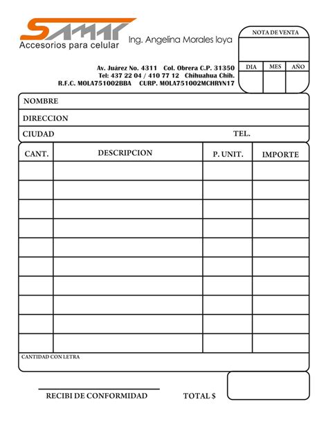 6 Ejemplos De Nota De RemisiÓn Memo Format How To Plan Excel Templates
