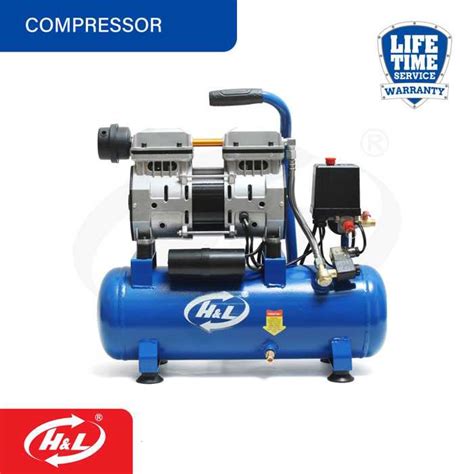 Jual HL N1HP Mesin Kompresor Angin 9 Liter Oiless Air Compressor