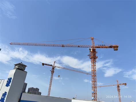 Construction Topless Building Flat Top Jib Luffing Self Erecting Tower