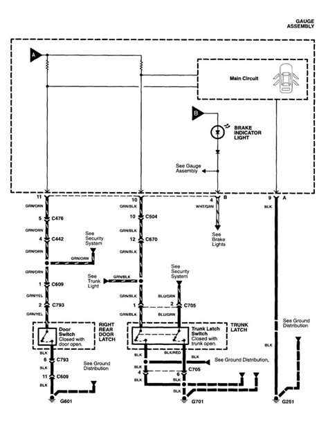 Acura Rl Wiring Diagrams Warning Indicators Carknowledge Info