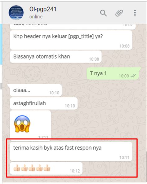 fast response - pakarbot