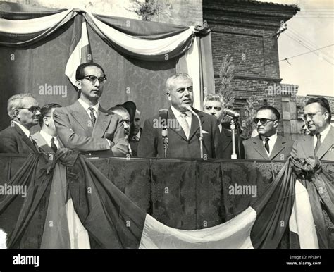 Italian Politicians At A Rally Stock Photo Alamy