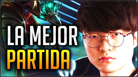 LA MEJOR PARTIDA DE WORLDS FAKER JUEGA DESNUDO SKT VS RNG Mejores