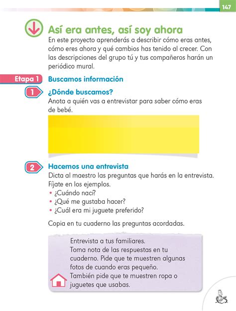 Respuestas Del Libro De Español 5 Grado Pagina 147 Contestado Quinto