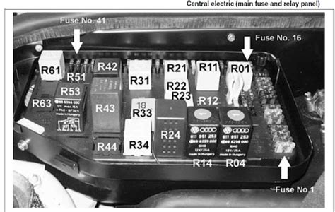 Andys Porsche 993 Service And Repair Fuse Box Cover Fuses And Relay Legend 1996 Obd Ii Varioram