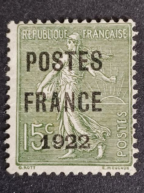 France 1922 Pre Cancelled N37 Poste France 1922 Catawiki