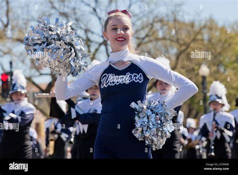 Blonde Cheerleader Hi Res Stock Photography And Images Alamy