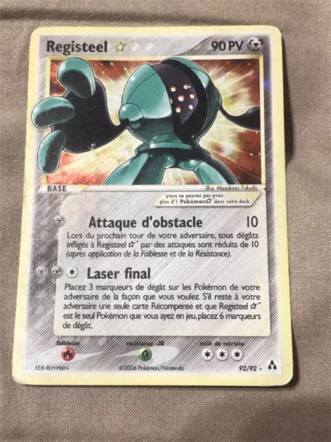 POKÉMON REGISTEEL STAR 92 92 Ex Createurs de Légendes FR EUR 204 56