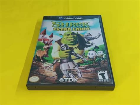 Shrek Extra Large Nintendo Gamecube Portada Custom Meses Sin Interés