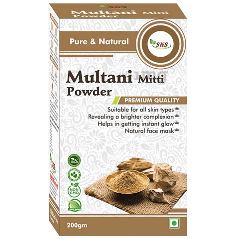 Sks Multani Mitti Powder Buy Box Of 200 0 Gm Powder At Best Price In