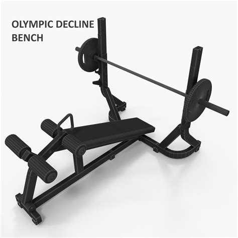 Bench Rack Barbell Collection Technogym Full Set 12 Gym Models 3D