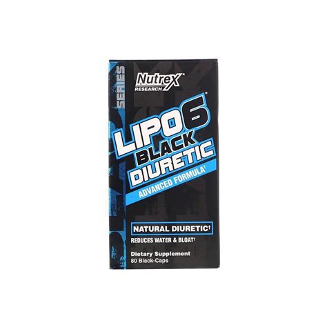 Lipo Black Diuretic C Psulas Importado Nutrex Bh Suplementos