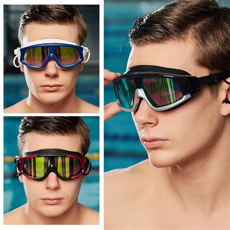 Professional Swimming Goggles For Men Swim Glasses Anti Fog Uv