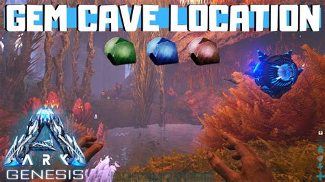 Gem Cave Location Green Blue Red Gems How And Where To Go Ark