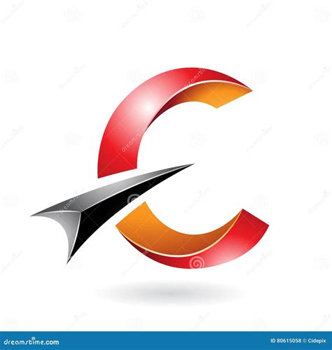 Abstract Symbol Of Letter C Stock Vector Illustration Of Font Capital 80615058