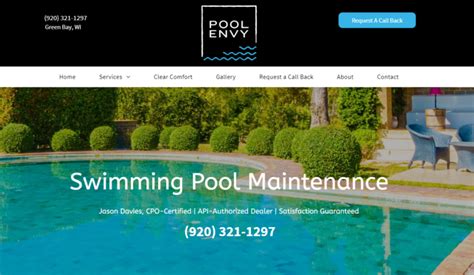 Pool Envy Launches New Website Green Bay News Network