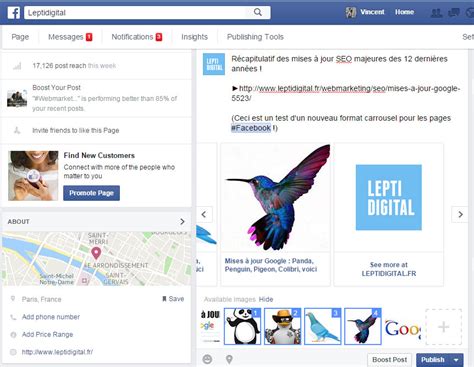 Comment Cr Er Une Publication Carrousel Facebook Sans Payer