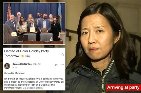 Boston Mayor Michelle Wu Defends 'Chosen of Color' Christmas Party ...