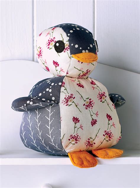 Penguin Softie Toy Sewing Pattern Sew Hq