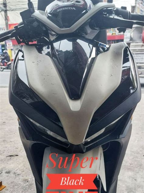 Super Black Kilay Tint For Honda Click V V I And I Machine Cut