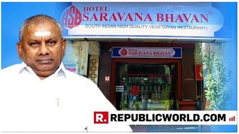 Saravana Bhavan Founder Rajagopal Surrenders Taken To Government Hospital Republic World