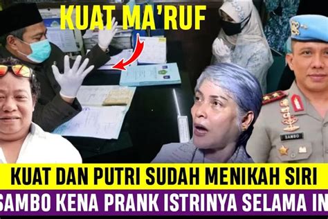 CEK FAKTA Putri Candrawathi Dan Kuat Ma Ruf Sudah Menikah Siri Ferdy