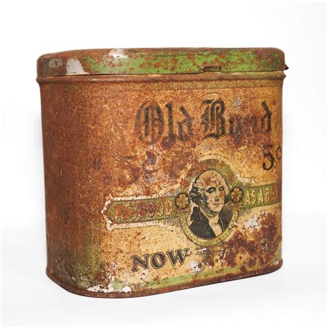 Old Bond Tobacco Tin Mayflower Mercantile