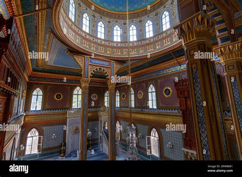 istanbul turkey september   yildiz hamidiye mosque built