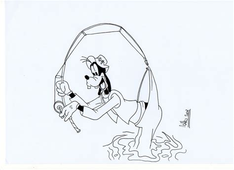 Goofy fishing by Petulo on DeviantArt