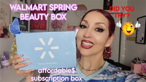 Walmart Spring Beauty Box Unboxing Youtube