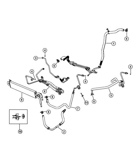 Dodge Magnum Hose Power Steering Power Steering Return Ai