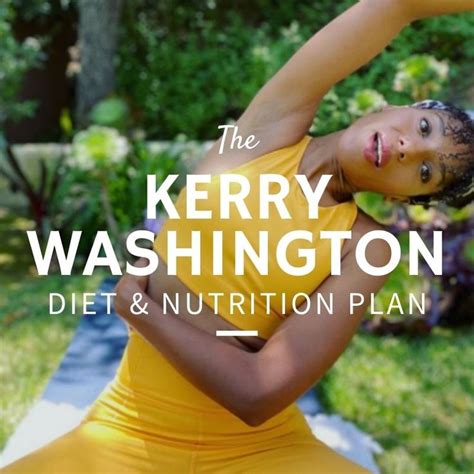 Kerry Washington Workout Routine and Diet Plan: Train like Olivia Pope from Scandal! | Workout ...