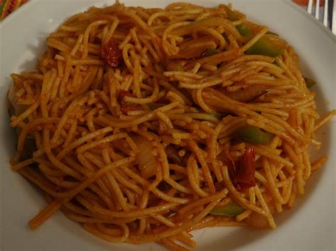 Spaghetti haitien végétarien Cuisine Haitienne