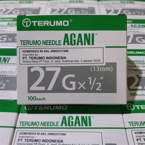 Jual Terumo Needle Agani G Di Seller Redo Healer Blibli