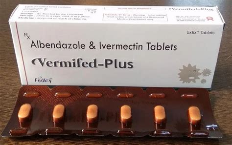 Albendazole Ivermectin Mg Tablets Packaging Type Strips At Best