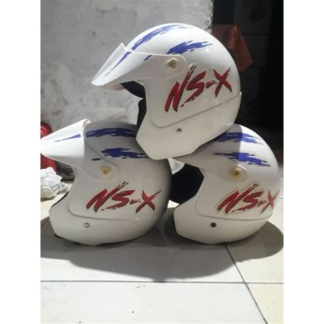 Jual Helemhelm Honda Nsxlawasjadul Warna Putih Second Shopee