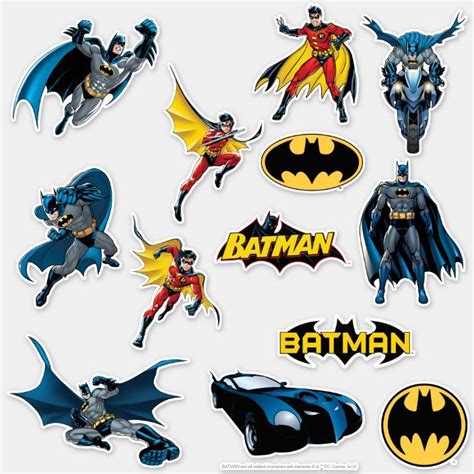 Batman Sticker Set Zazzle Batman Stickers Batman Batman Logo