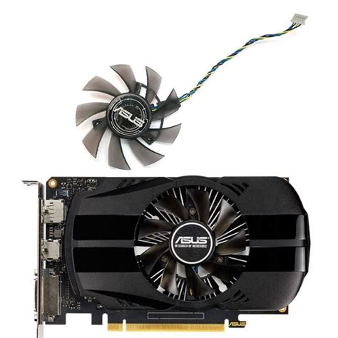 NEW 75MM 4PIN FD8015U12D GTX 1650 GPU Fan，For ASUS PHOENIX GTX 1650 ...