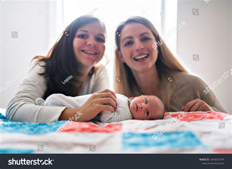 Lesbian Couple With Newborn Images Stock Photos Vectors Shutterstock