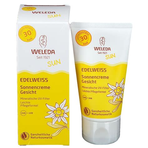 Weleda Edelweiss Sonnencreme Gesicht LSF 30 50 Ml Shop Apotheke Ch