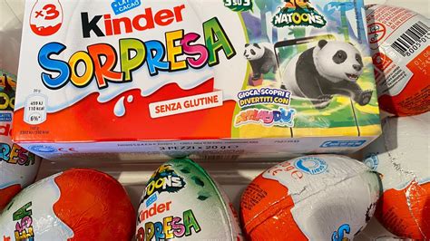 Natoons Vs Kinder Surprise Asmr Unboxing Youtube