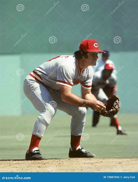 Pete Rose Editorial Image Image Of Slide Reds Major 73887045