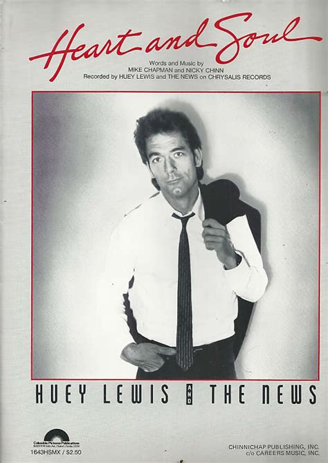 Huey Lewis And The News Heart And Soul 1981 Reverb