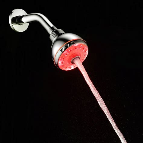 Shower Head Detachable With Hose Rgb 7 Colorful Led Light Water Bath