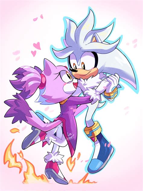 Silver And Blaze Sonic The Hedgehog Wallpaper Fanpop