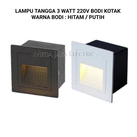 Jual Lampu Dinding Tangga Led Watt V Bodi Kotak Outdoor Indoor