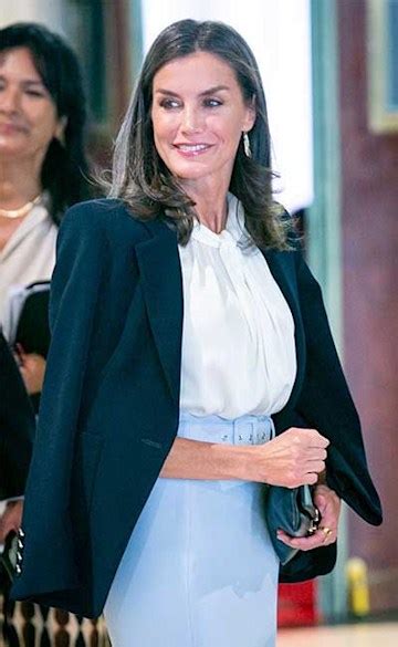 Queen Letizia is a dream in slim-fit pencil skirt and heels | HELLO!