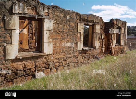 Australian Colonial Homestead Ruins In Rural Australia Stock Photo Alamy